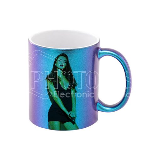 11 oz. Sublimation Neon Glow Pearlescent Color Changing Mug