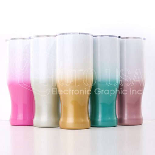 20 oz. Sublimation Gradient Color Stainless Steel Vacuum Insulated Weizen Glass