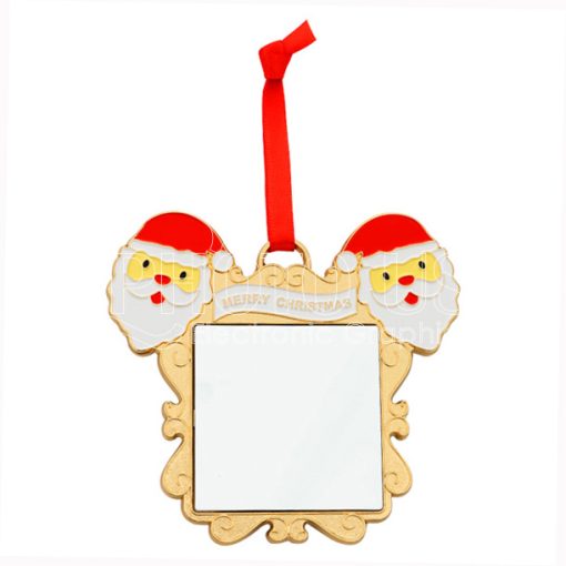 Sublimation 3-in-1 Multifunction Christmas Photo Frame Ornament