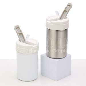 400 ml Sublimation Stainless Steel Straw Cup