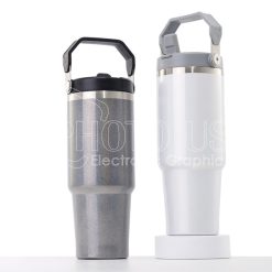 30 oz. Sublimation Neon Color Stainless Steel Travel Mug with Handle