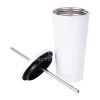 15 oz./450 ml Sublimation Macaron Colors Stainless Steel Straw Cup