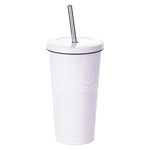 15 oz./450 ml Sublimation Macaron Colors Stainless Steel Straw Cup