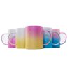 Sublimation Colored Glitter Glass Mug