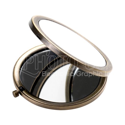 Sublimation Embossed Iron Compact Mirror