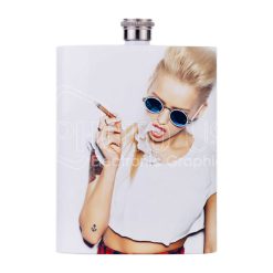 8 oz. Sublimation Stainless Steel Hip Flask