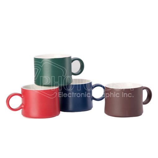 17 oz. Sublimation Colored New Bone China Coffee Mug Color