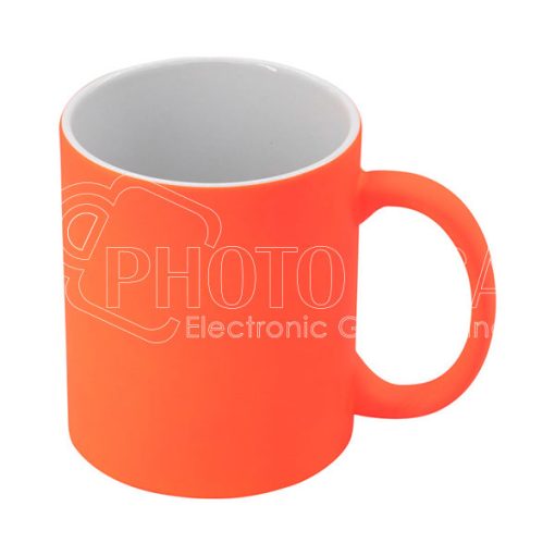 600X600Fluorescent mug Tangerine2