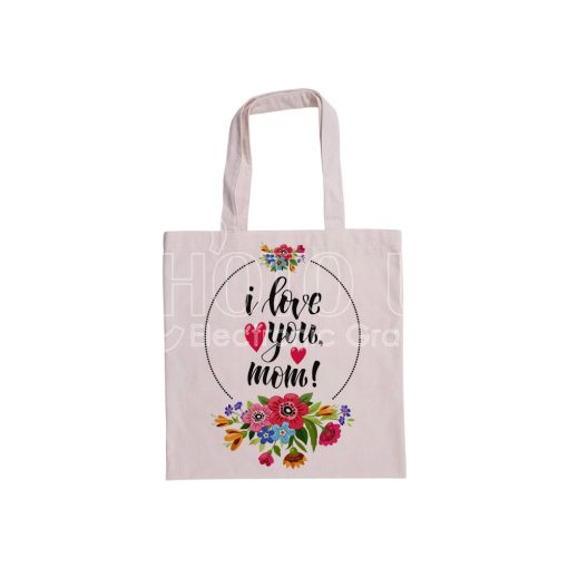 Sublimation 270 GSM Polyester/Cotton Canvas Tote Bag