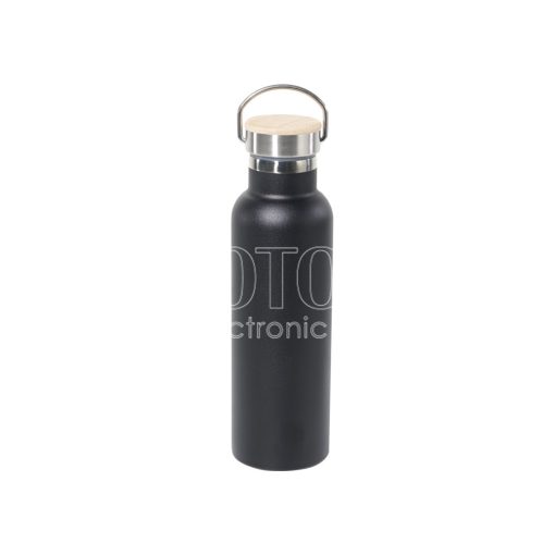 600 ml Colored Stainless Steel Water Bottle with Bamboo Lid for Laser Engraving and UV Printing