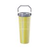 24 oz. Sublimation Neon Color Stainless Steel Coffee Cup with Handle