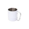 10 oz. Sublimation White Stainless Steel Carabiner Camping Mug