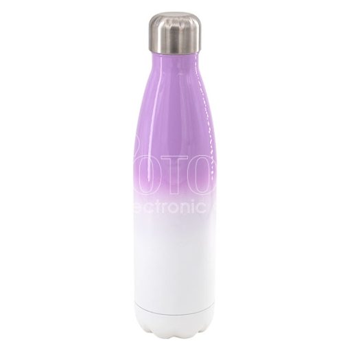 Colored Bowling Shaped Vacuum Bottle in Gradient Color04