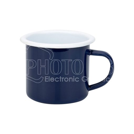 Colored enamel mug blue600 1 1