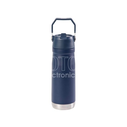 700 ml Powder Coated Stainless Steel Sports Water Bottle with Straw Lid for Laser Engraving and UV Printing