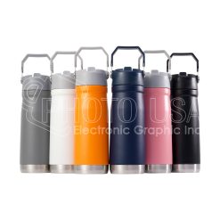 550 ml Powder Coated Stainless Steel Sports Water Bottle with Straw Lid for Laser Engraving and UV Printing