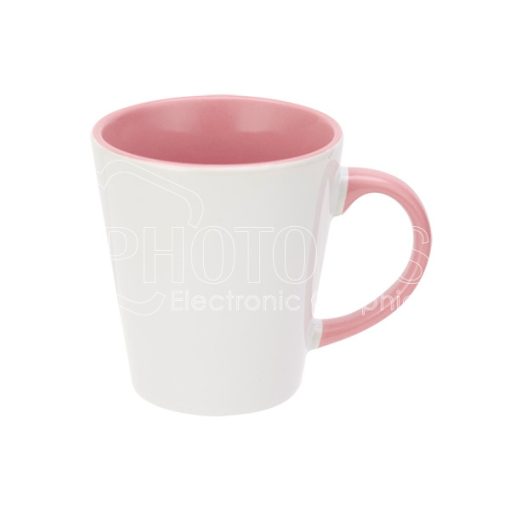 Conical colored ceramic cup 600 3