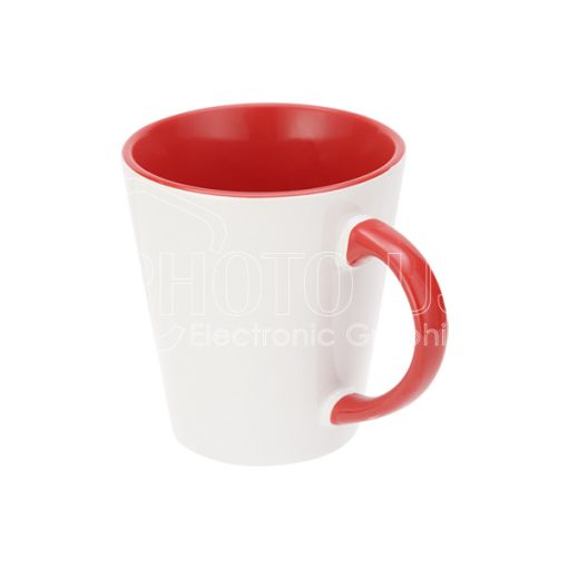 Conical colored ceramic cup 600 5