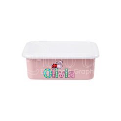 UV Printing Blank Colored Enamel Food Storage Container