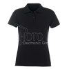 Female Polo T shirt black