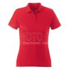 Female Polo T shirt red 1