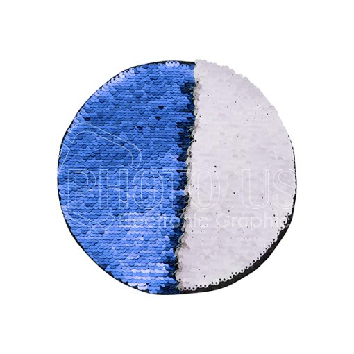 Flip Sequin Adhesive circle bluewhite 3