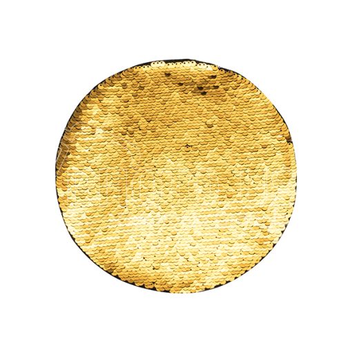 Flip Sequin Adhesive circle goldwhite 1
