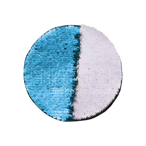 Flip Sequin Adhesive circle light bluewhite 2