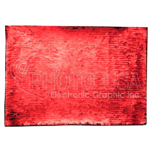 Flip Sequin Adhesive rectangle redwhite 1