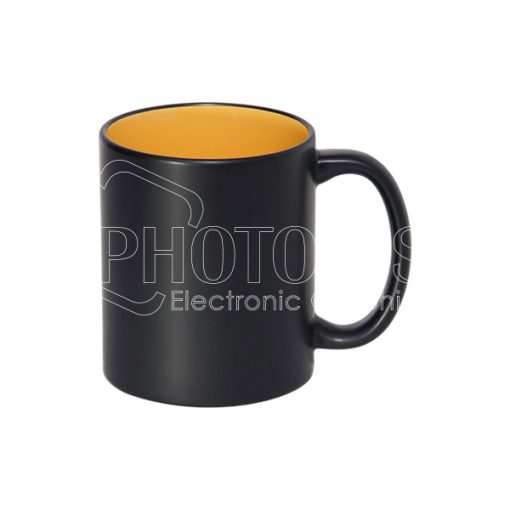 Frosted inner color black mug 600 1 1