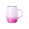 12 oz. Sublimation Gradient Color Stainless Steel Stemless Wine Cup with Handle