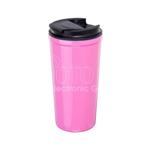 Full color stainless steel clamshell cup 600 1 2