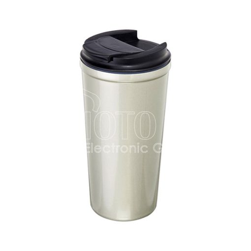 Full color stainless steel clamshell cup 600 2 1