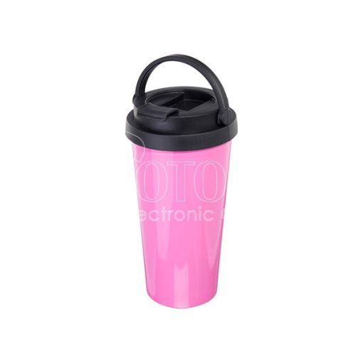 500 ml Sublimation Colored Stainless Steel Travel Mug with Handle Lid