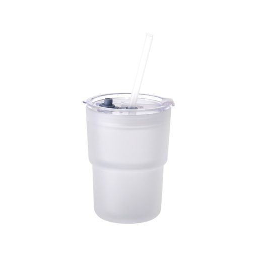 Glass straw coffee cup 800 2 1