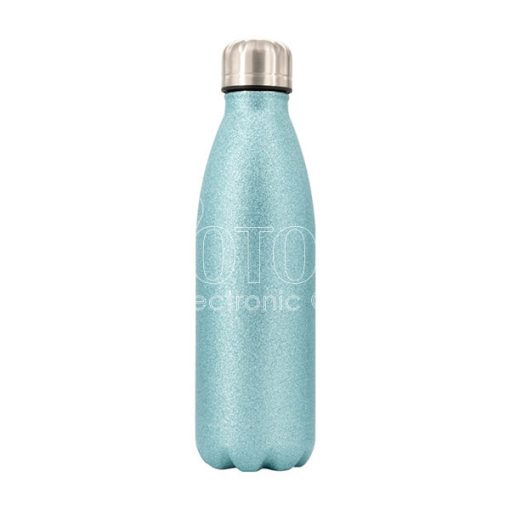 Glitter Bowling Shaped Bottle Blue600 1 1