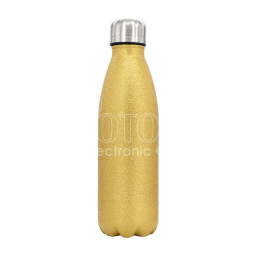 Glitter Bowling Shaped Bottle Yellow600 1 1