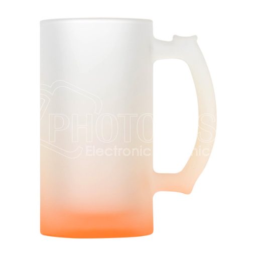 16 oz. Sublimation Glass Beer Mug in Gradient Color