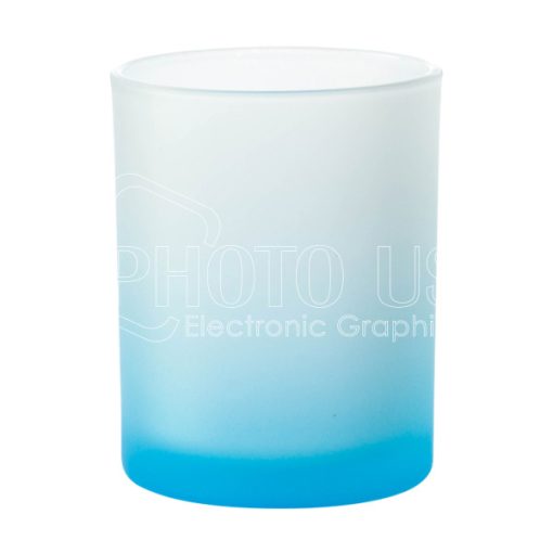 10 oz. Colored Frosted Tumbler Glass in Gradient Color for Sublimation