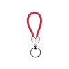Heart Braided Keyring red 2 1