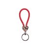 Heart Braided Keyring red 4