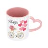 Heart shaped two color mug600 pink2 0