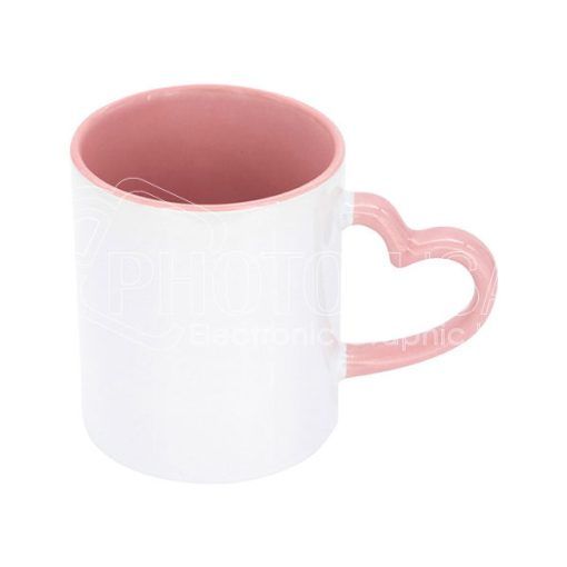 Heart shaped two color mug600 pink2 1