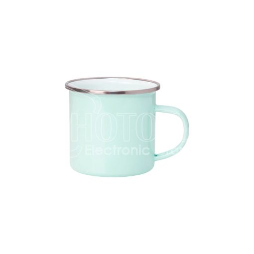 12 oz. Sublimation Macaron Colors Enamel Mug with Silver Brim