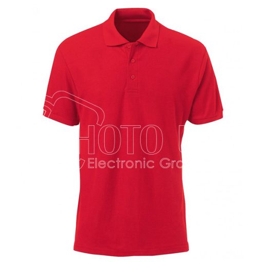 Male Polo T shirt red