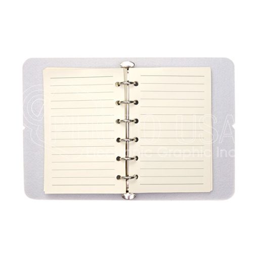 Sublimation A6 Felt Spiral-Bound Loose-Leaf Glitter Notebook