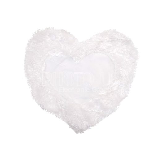Sublimation Heart-Shaped Plush Pillow Cover