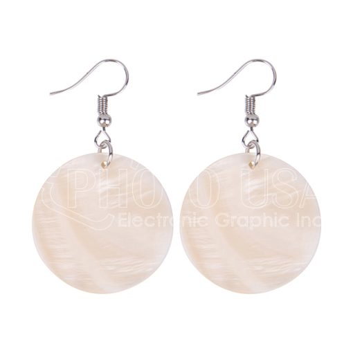 Round Shell Earring 1