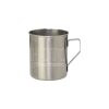 Single layer stainless steel square handle cup 1000 1 2