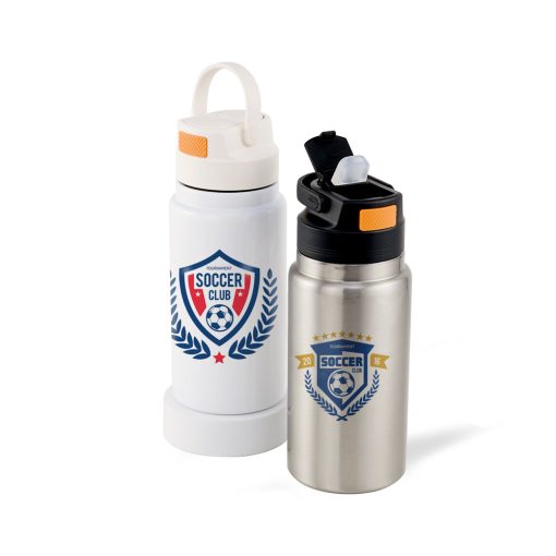 Sports Water Bottle with Straw Lid P